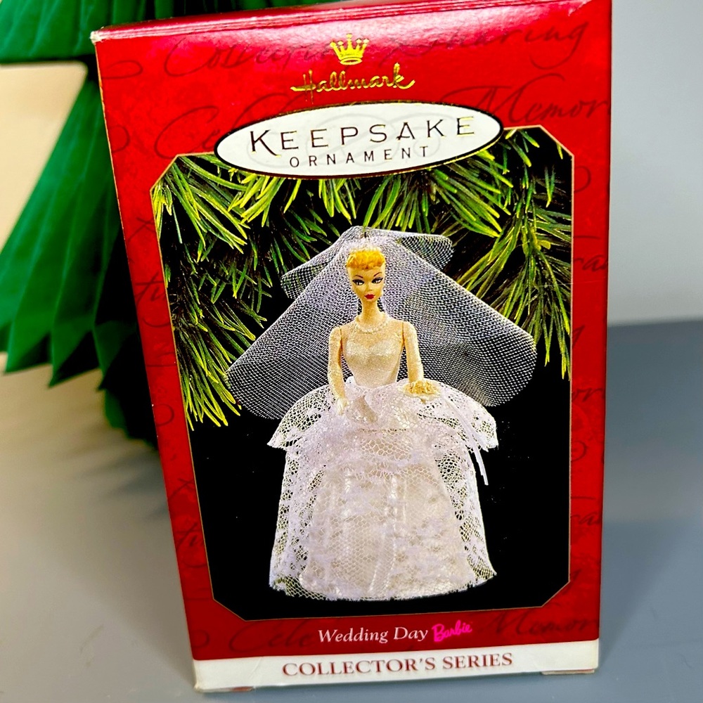 ❌SOLD 1997 Hallmark Vintage Barbie Bride Keepsake Ornament